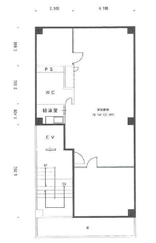 北堀江一丁目　ワンフロア貸事務所　個別空調付き